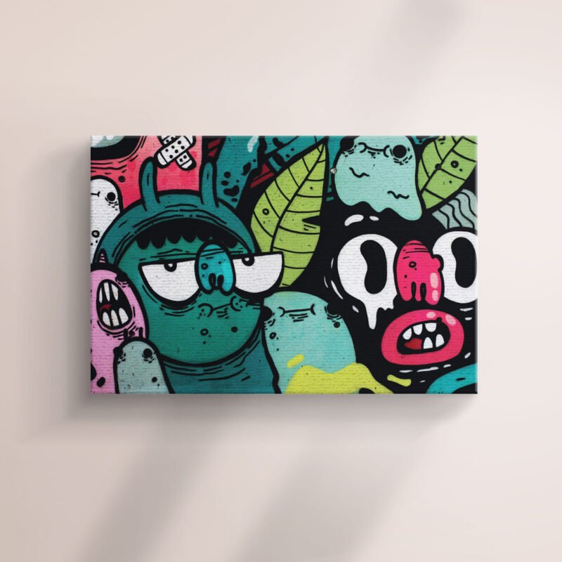 Tropical Mural of Canada Canvas Wall Art - Image 2