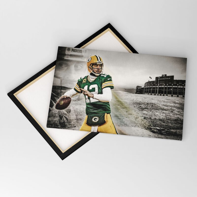 Green Bay Packers RETRO Canvas Wall Art - Image 4