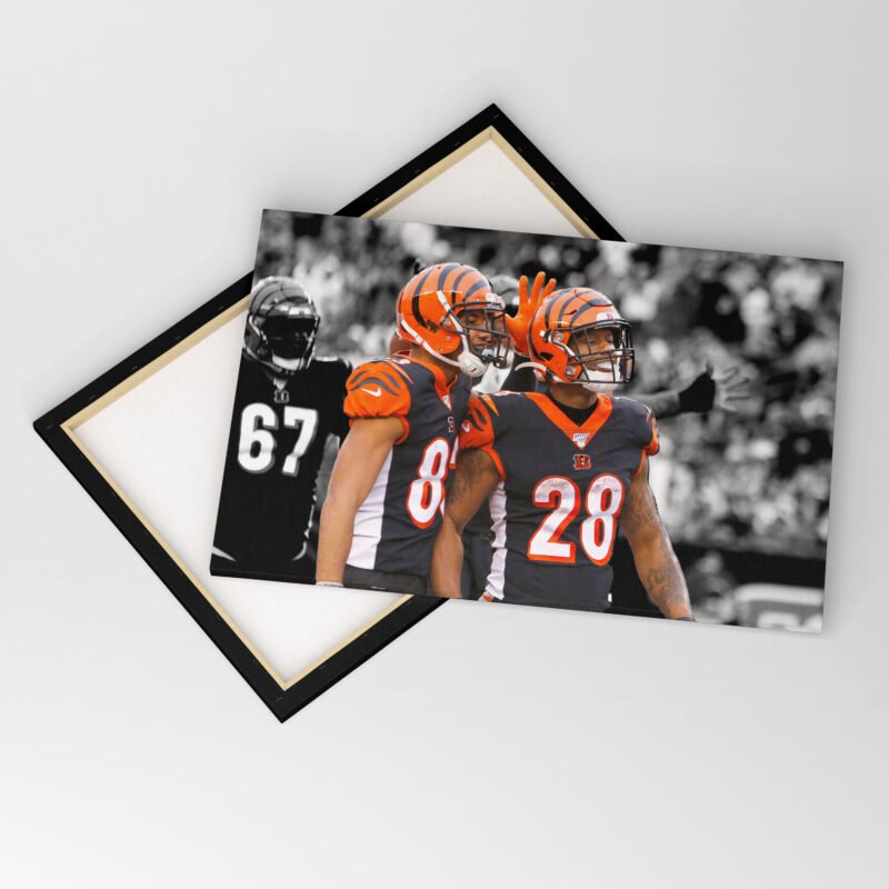 Cincinnati Bengals Joe Mixon's Canvas Wall Art - Image 4