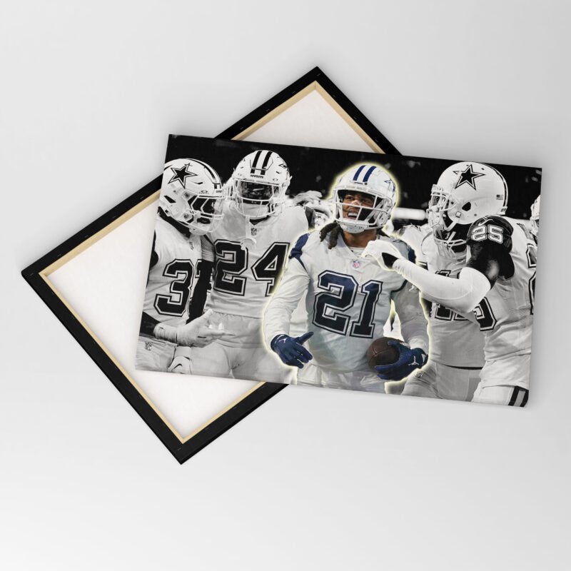 American Football Dallas Cowboys Winning CELEBRATION Canvas Wall Art - Image 4