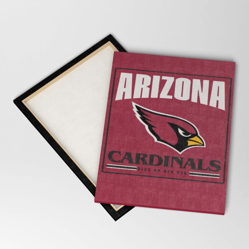 American Football Arizona iconic poster  Canvas Wall Art - Image 3