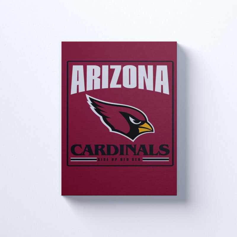 American Football Arizona iconic poster  Canvas Wall Art - Image 4