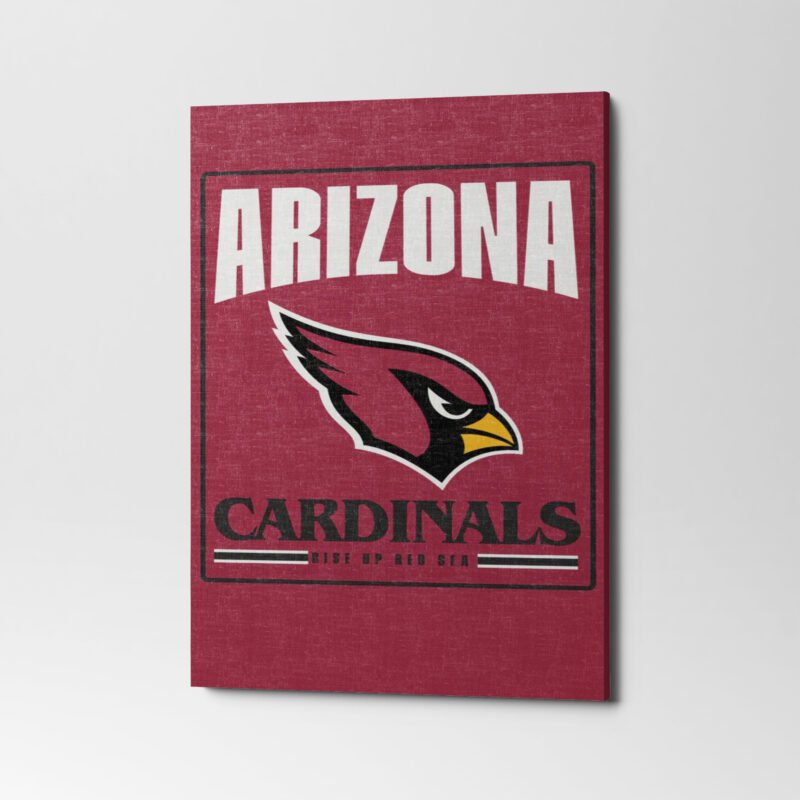 American Football Arizona iconic poster  Canvas Wall Art - Image 2