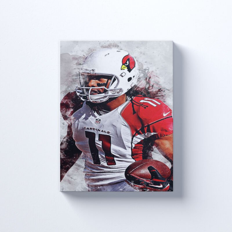 American Football Arizona Larry Fitzgerald poster  Canvas Wall Art - Image 4