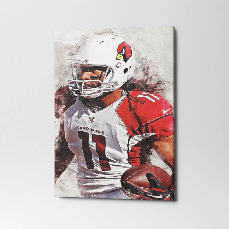 American Football Arizona Larry Fitzgerald poster  Canvas Wall Art - Image 2