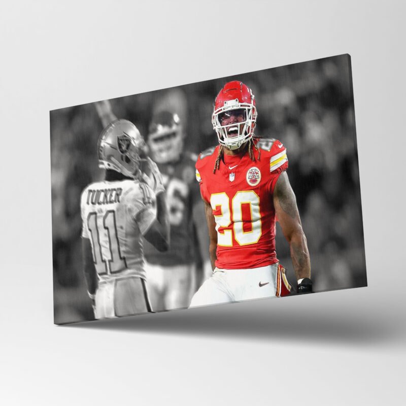 Kansas City Chiefs VICTORY SHOUT Canvas Wall Art - Image 3