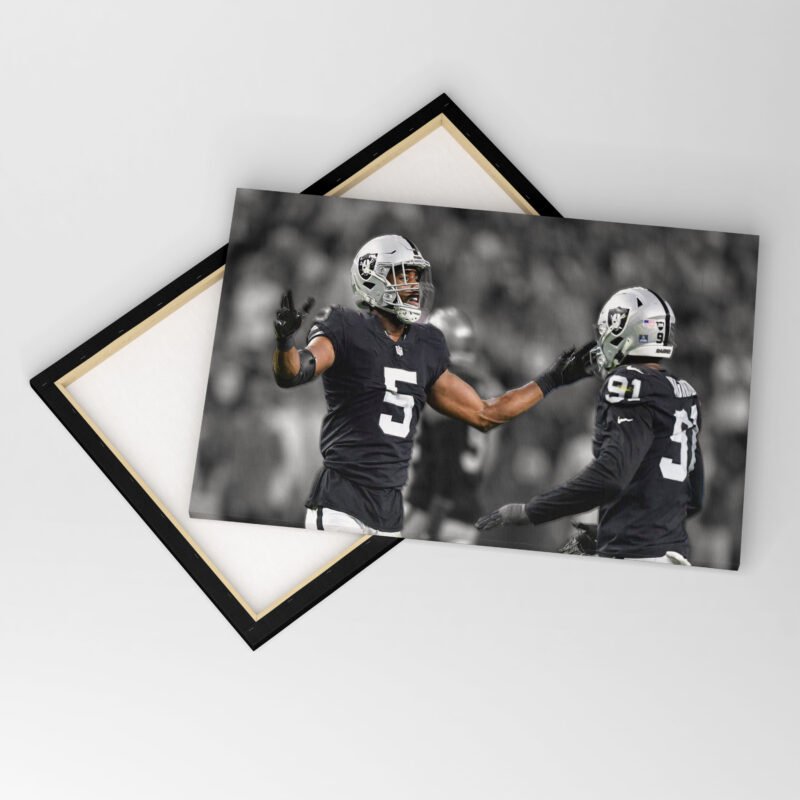 Las Vegas Raiders Divine Deablo Canvas Wall Art - Image 4