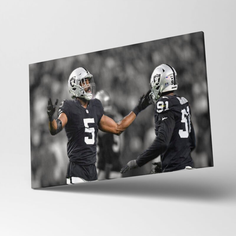 Las Vegas Raiders Divine Deablo Canvas Wall Art - Image 2