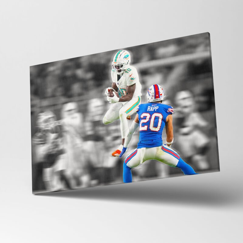 Miami Jump Against Rapp Canvas Wall Art - Image 3