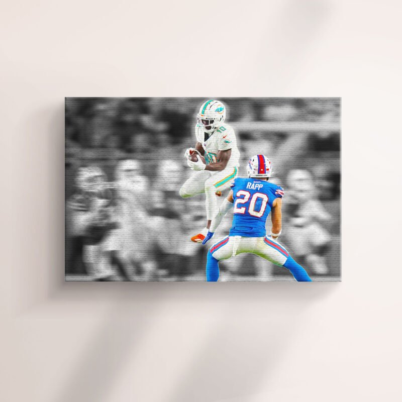 Miami Jump Against Rapp Canvas Wall Art - Image 2