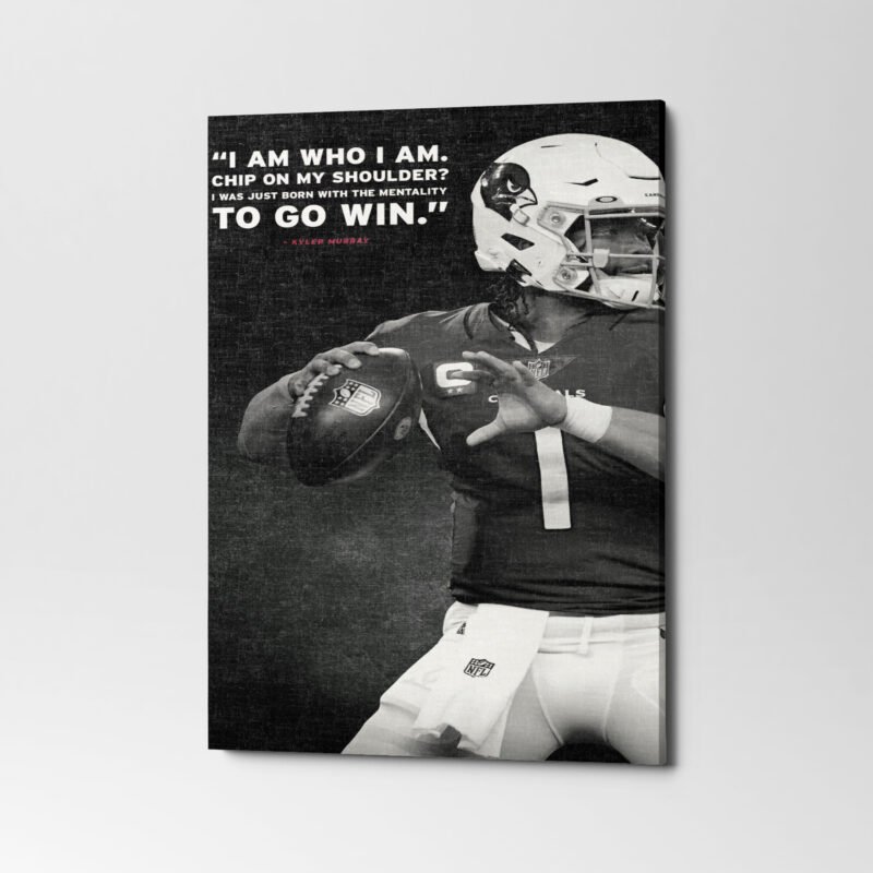 American Football Murray Classic Theme Canvas Wall Art - Image 4