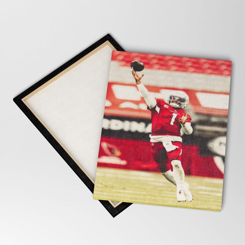 American Football Murray Super Throw Canvas Wall Art - Image 4