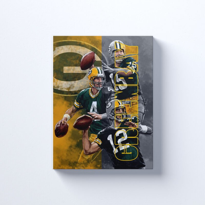 Packers  The Frozen Tundra Warriors Canvas Wall Art - Image 2