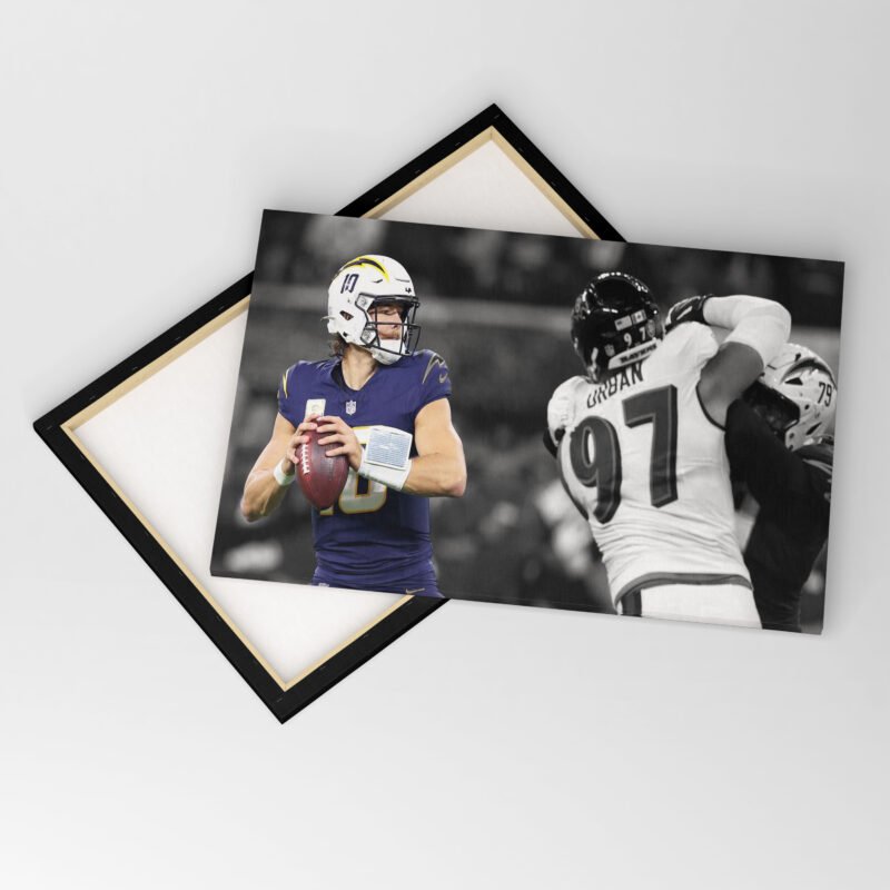 Raven  Play Action Canvas Wall Art - Image 3