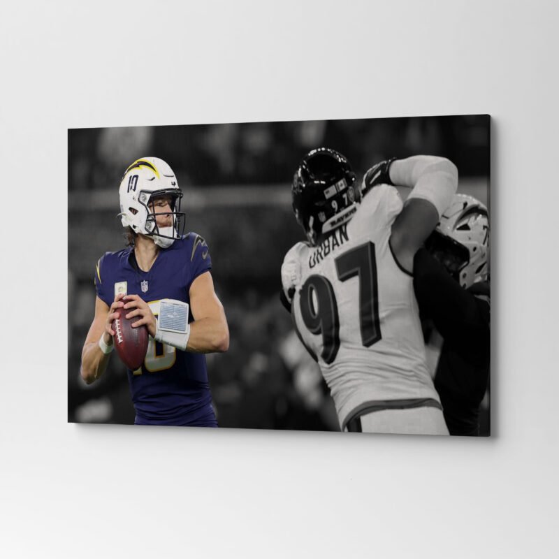 Raven  Play Action Canvas Wall Art - Image 4