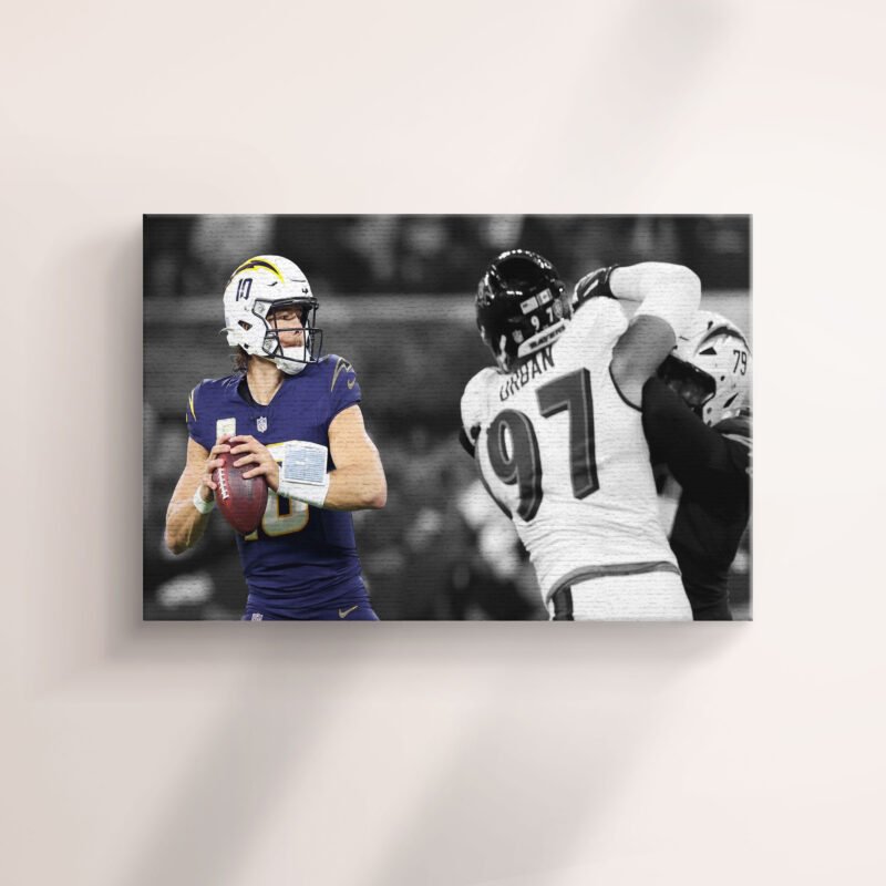 Raven  Play Action Canvas Wall Art - Image 2