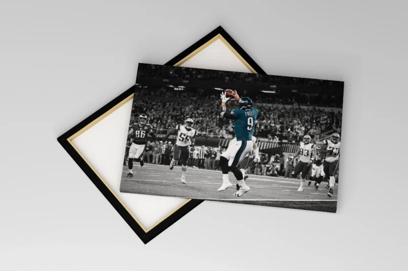 Nick Foles Philadelphia Eagles Super Bowl LII TD Catch - Canvas Wall Art - Image 2